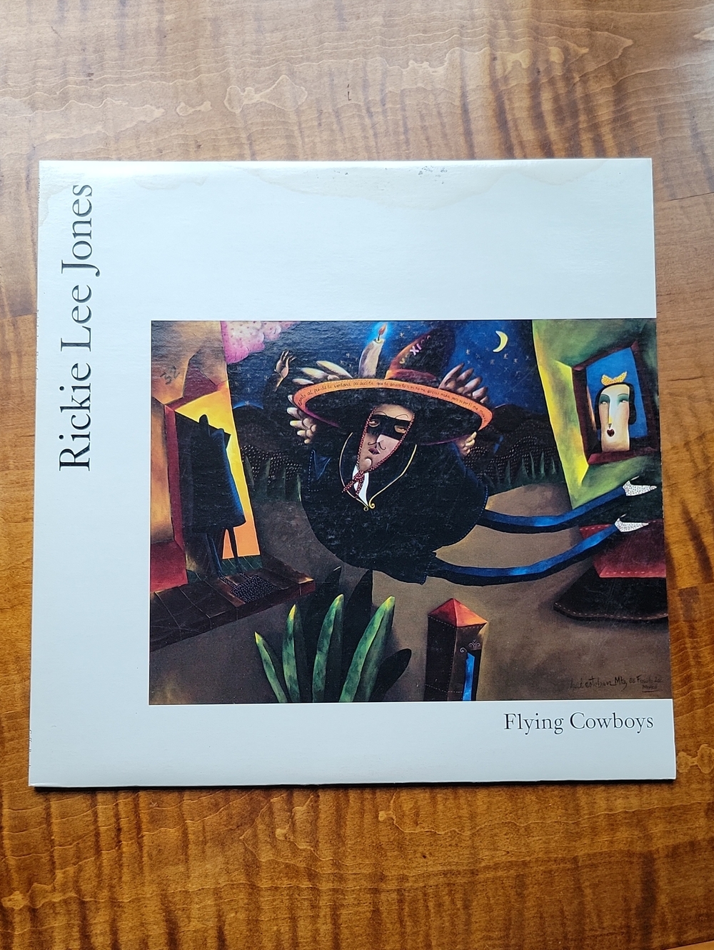 Rickie Lee Jones - Flying Cowboys Vinyl LP (1989 Original Geffen Release)